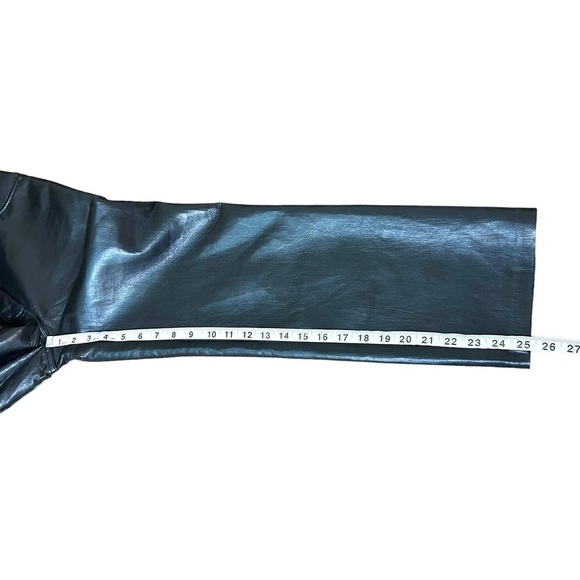 ARITZIA Wilfred Free Melina Pants- High Waisted Faux Leather Pant - Picture 15 of 15
